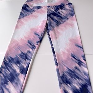 3 FOR $30 Tie Dye Dri-Fit Fabric Leggings